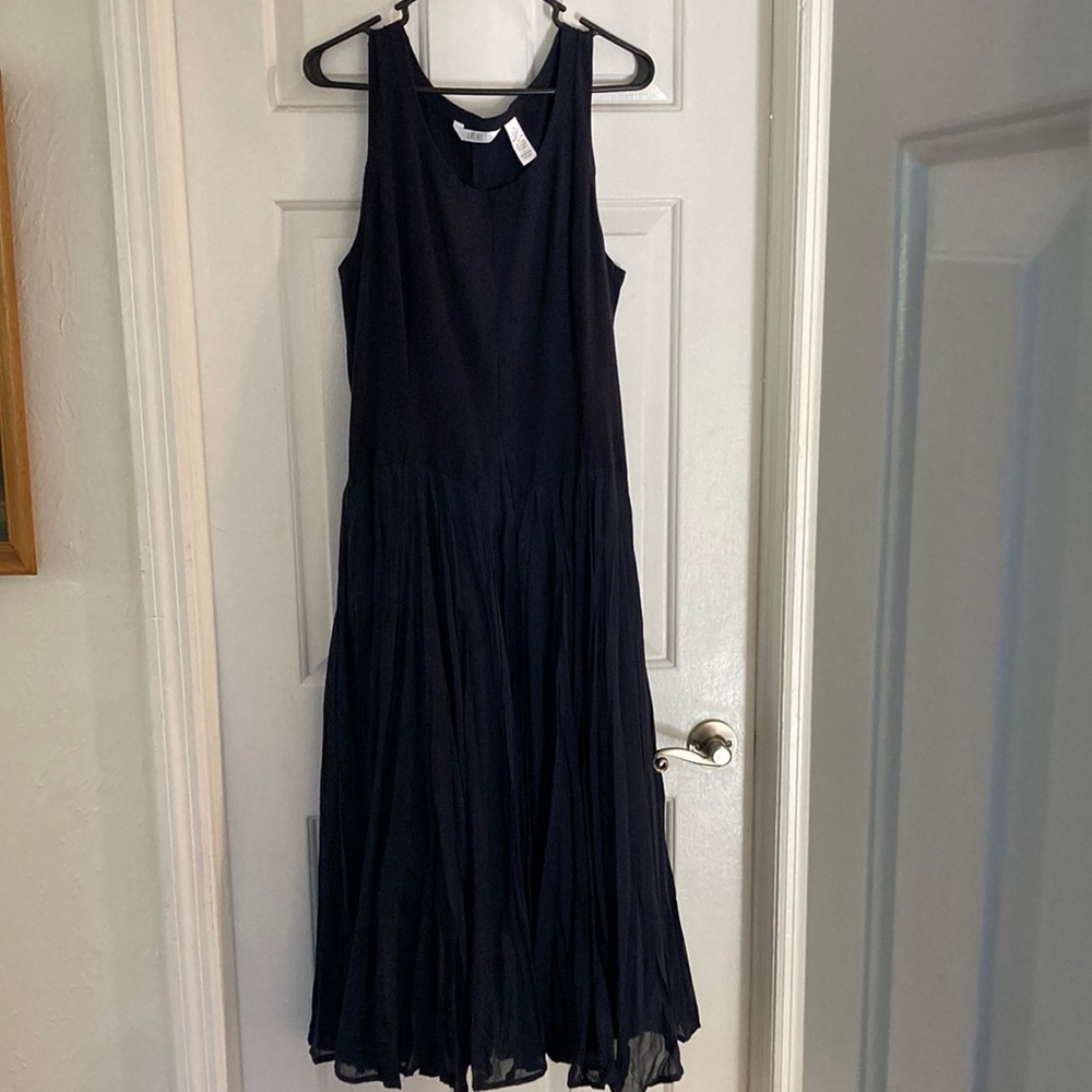 Women’s Size Large Navy Blue Maxi Dress